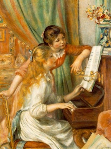 Девушки за фортепиано